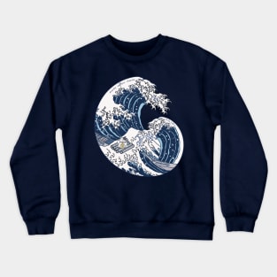 Wave after wave, slowly drifting Crewneck Sweatshirt